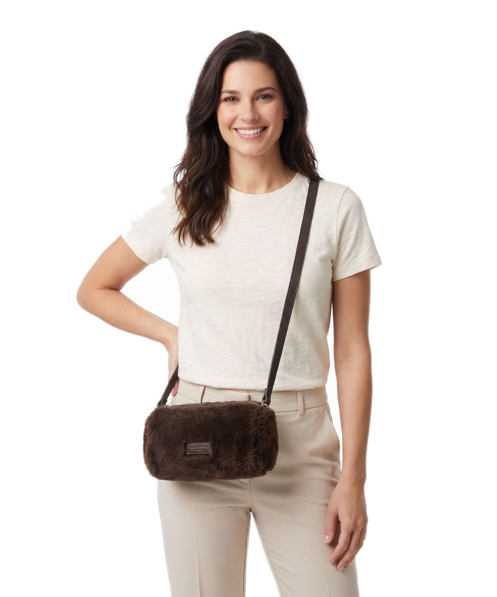 Marc O'Polo Camilla 2 in 1 Crossbody bag burnt coffee