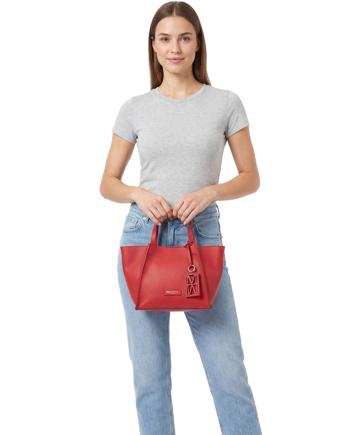 Marc O'Polo Biani M Handbag shiny red