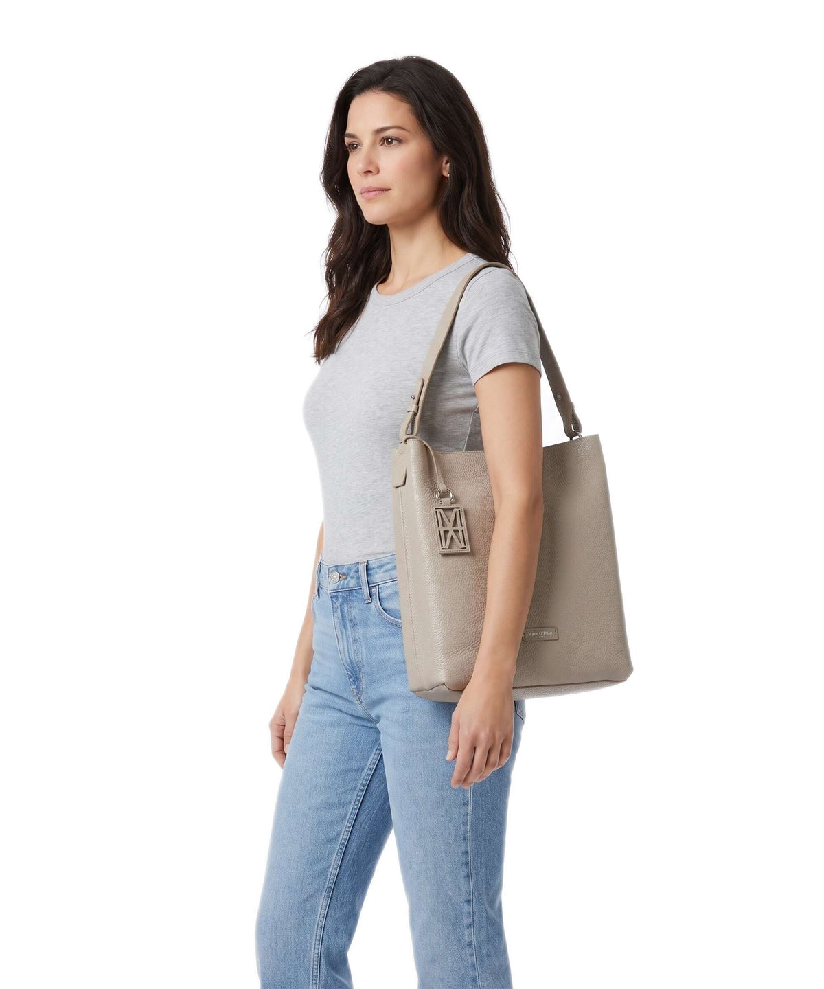 Marc O'Polo Brinja M Hobo bag chalky mauve