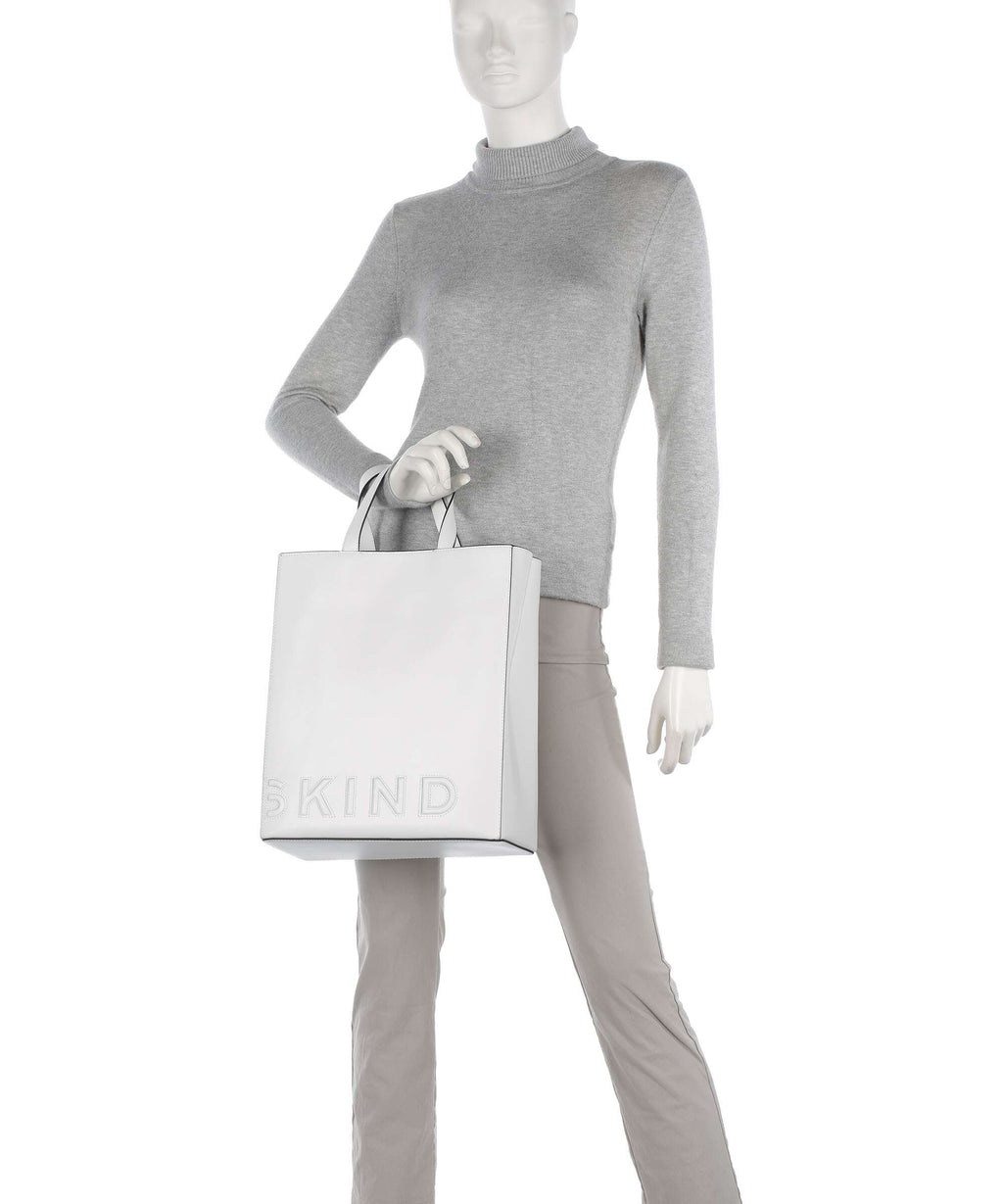 Liebeskind Paper Bag Logo Carter M Handbag offwhite