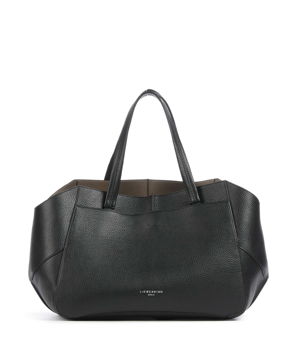 Liebeskind Lilly Heavy Pebble XL Tote bag black