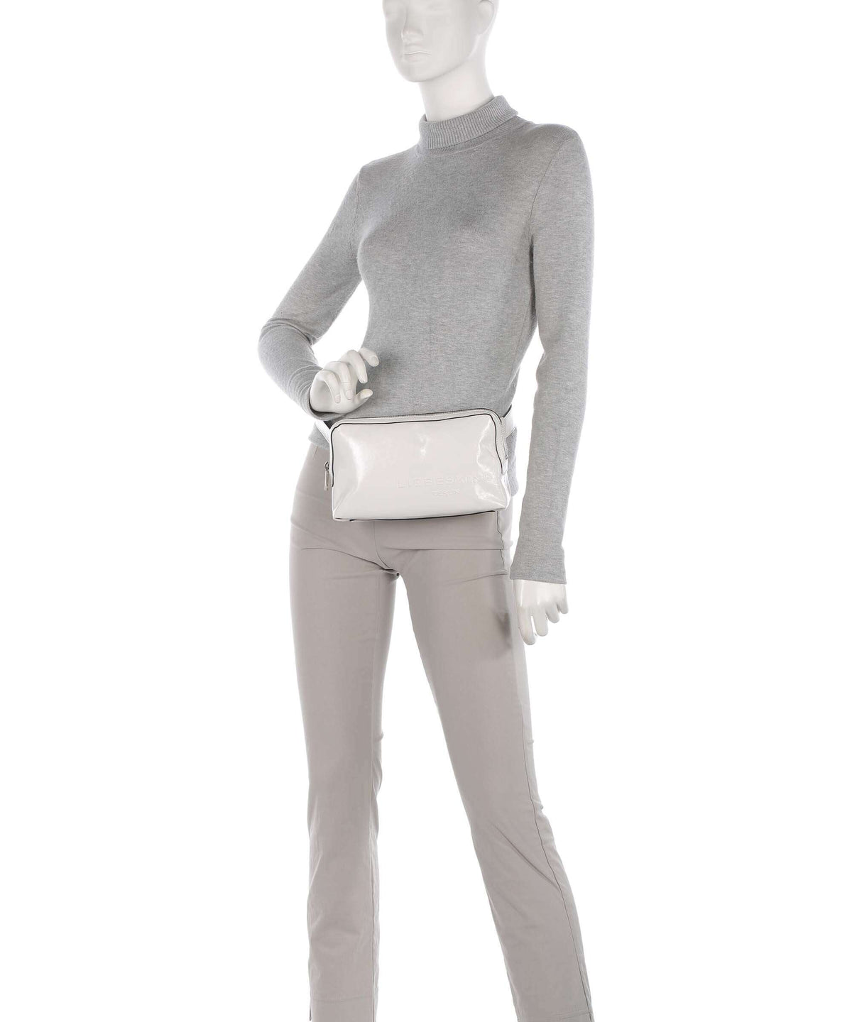 Liebeskind Elvira Paper Touch Crinkle Belt bag arctic