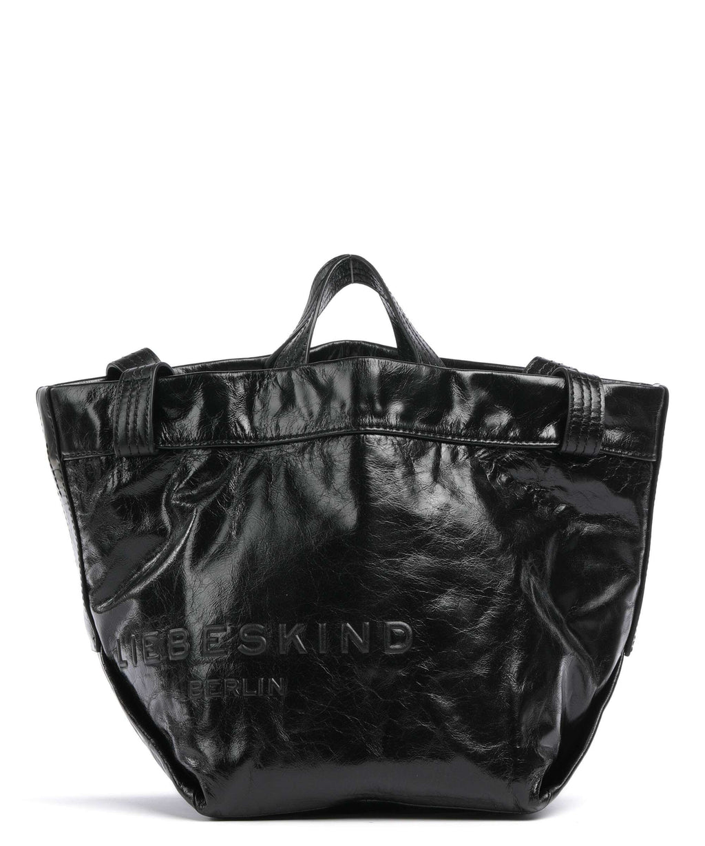 Liebeskind Elvira Paper Touch Crinkle S Handbag black