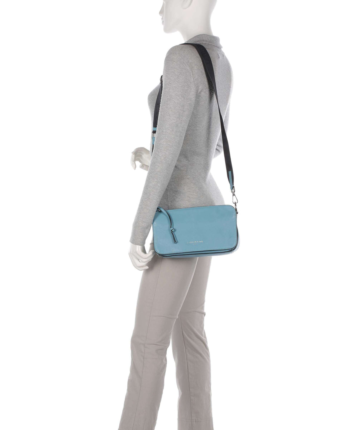 Liebeskind Clarice Sheep Natural Crossbody bag petrol blue