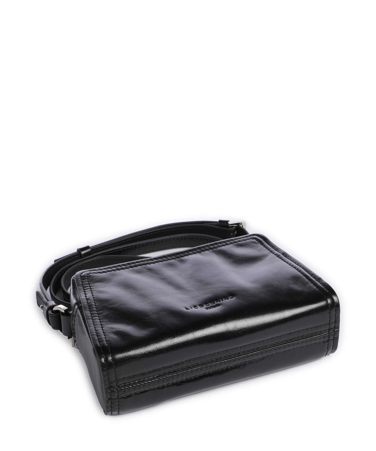 Liebeskind Chudy Paper Touch Crinkle S Crossbody bag black