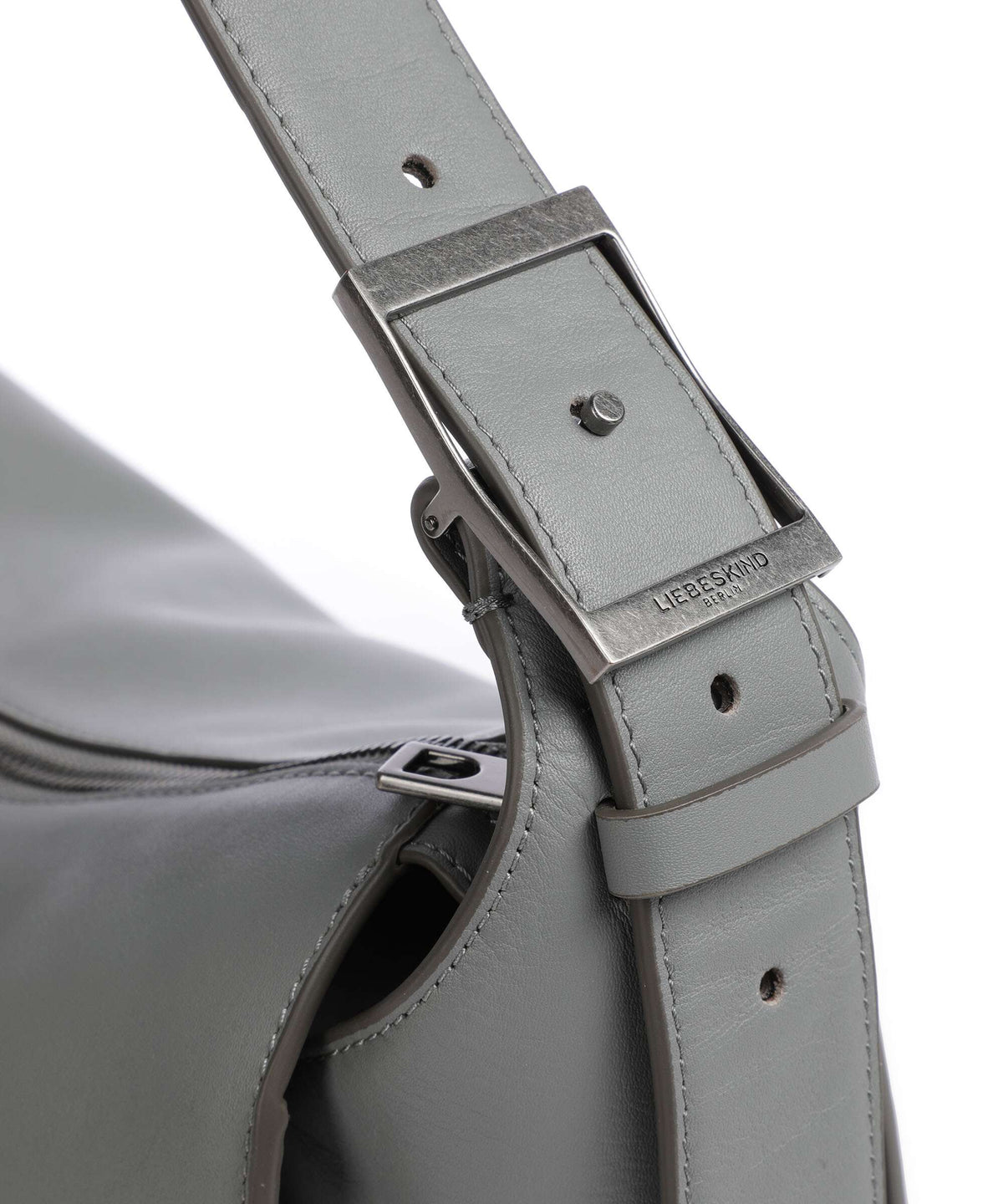 Liebeskind Lou Calf Optic M Hobo bag grigio