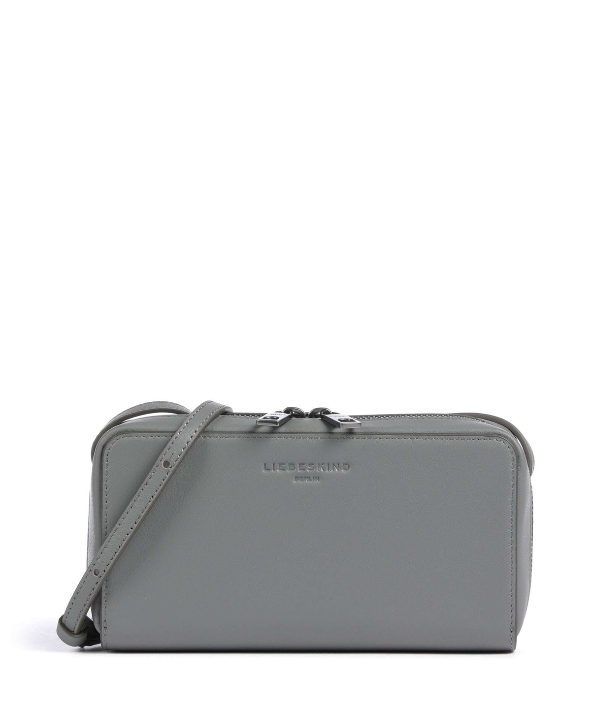 Liebeskind Lou Calf Optic XS Wallet grigio