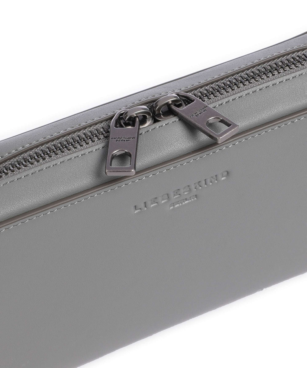 Liebeskind Lou Calf Optic XS Wallet grigio