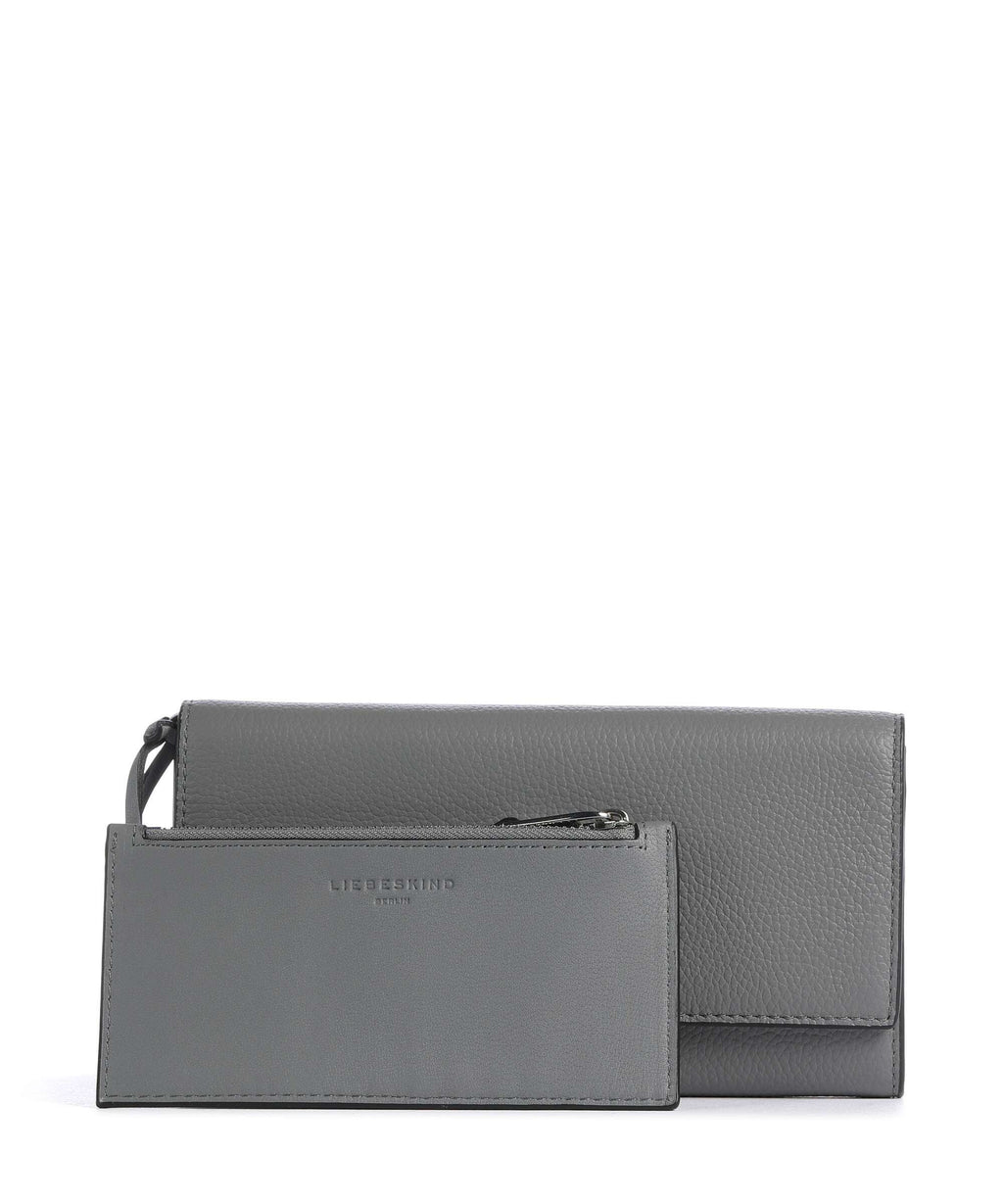 Liebeskind Lora Valentina Small Pebble Wallet grigio