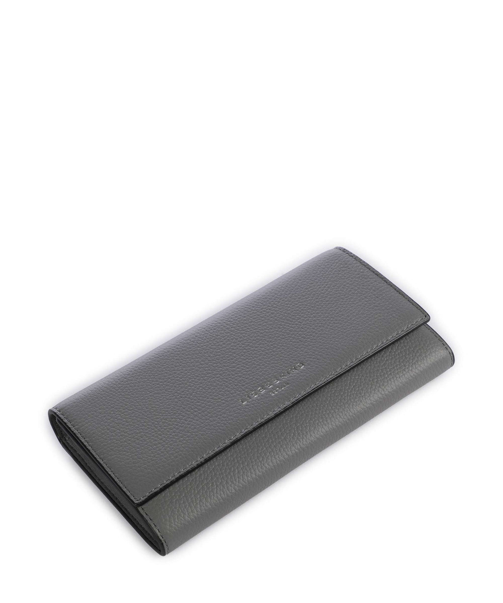 Liebeskind Lora Valentina Small Pebble Wallet grigio