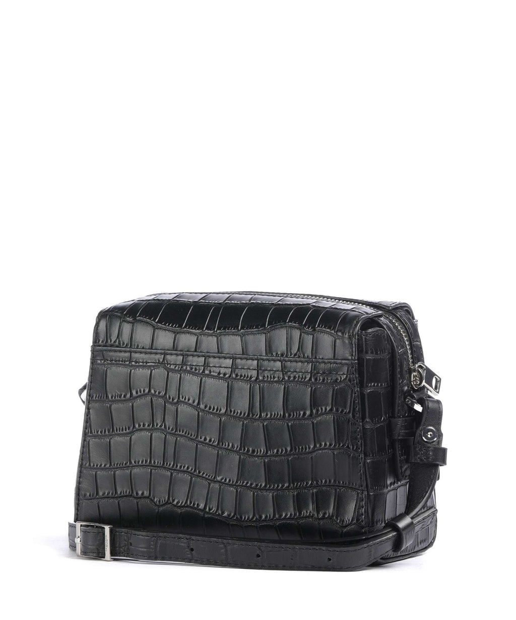Liebeskind Lou 2 New Croco S Crossbody bag black