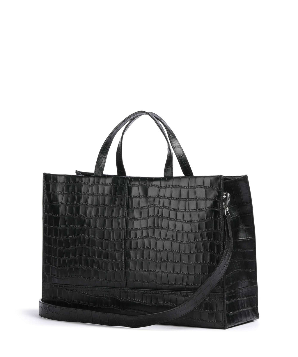 Liebeskind Lou 2 New Croco L Handbag black