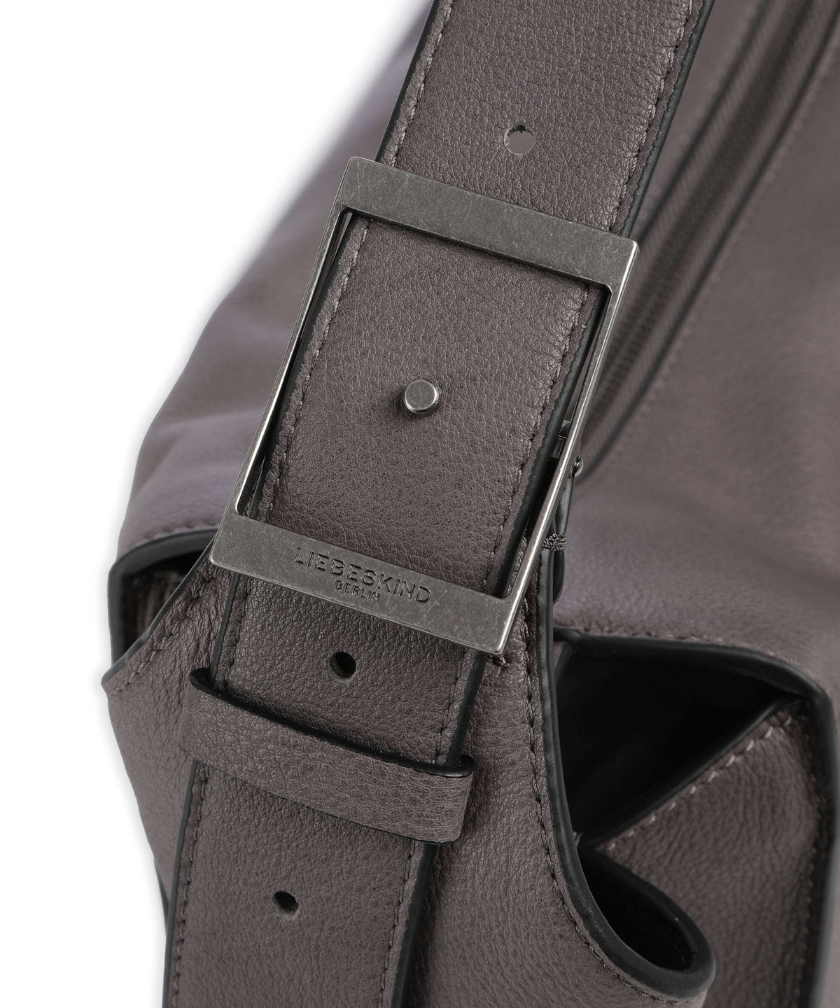 Liebeskind Lou 2 3D Leather M Hobo bag iron