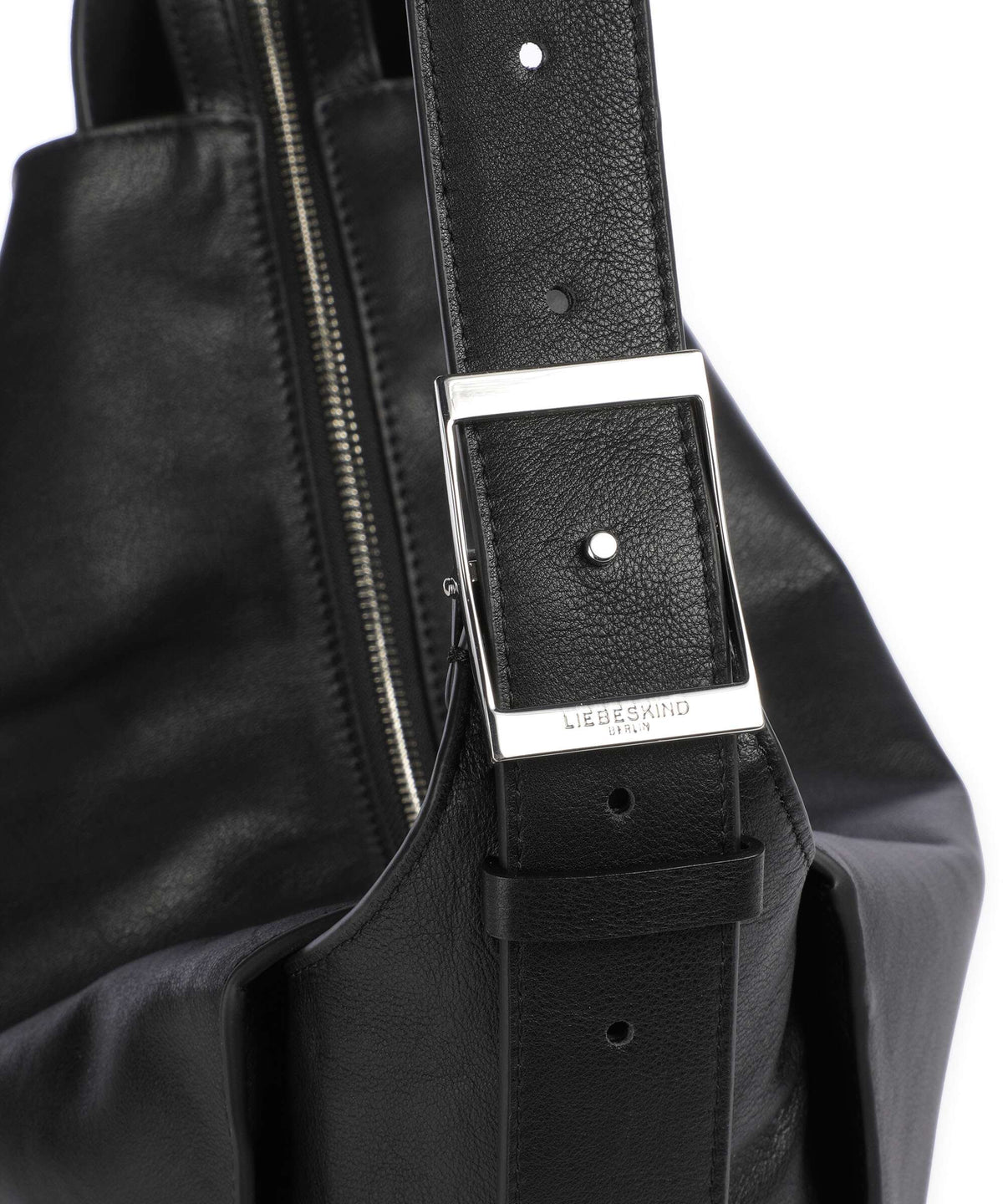 Liebeskind Lou 2 3D Leather M Hobo bag black