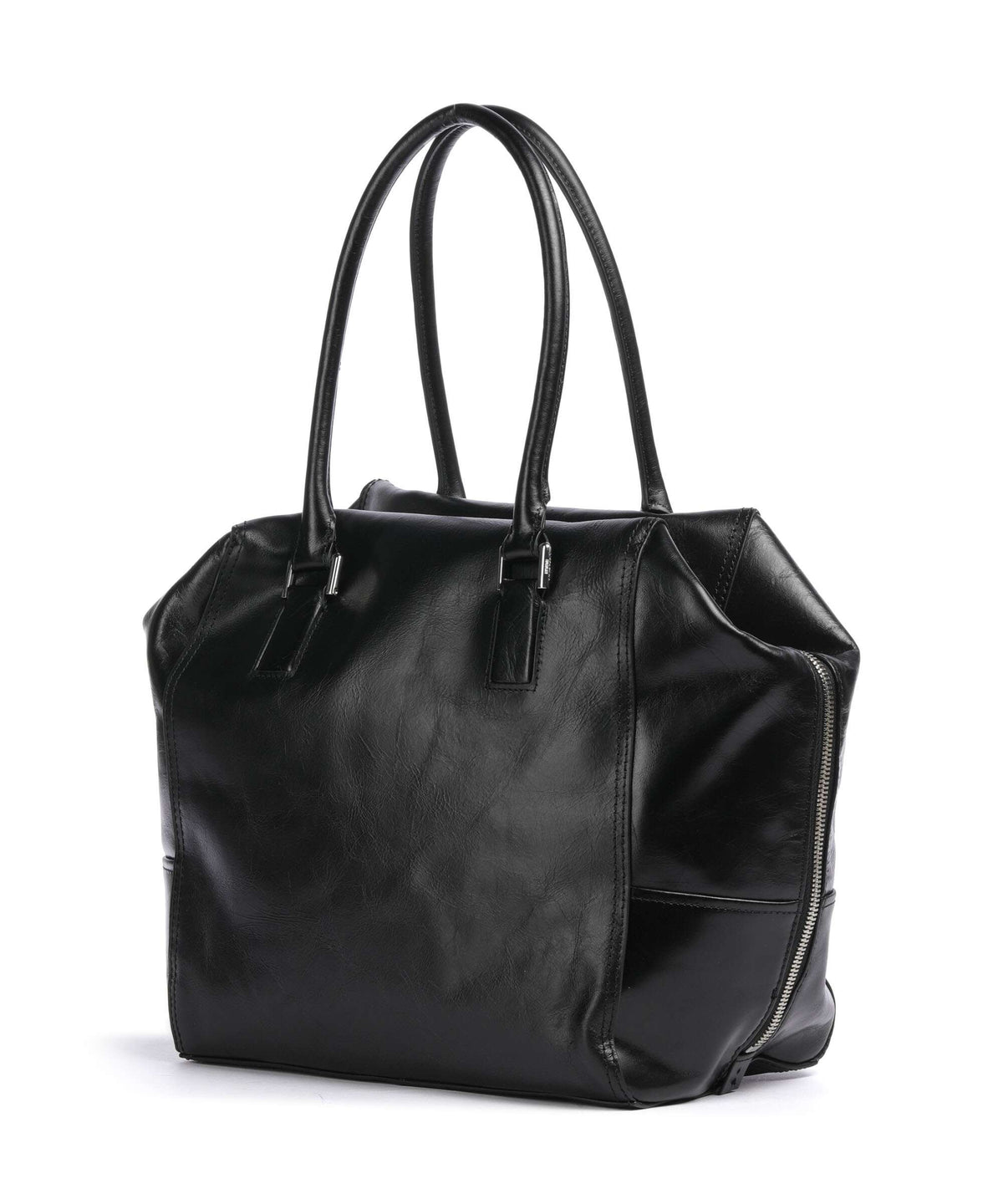 Liebeskind Kayla Lack Distressed M Tote bag black