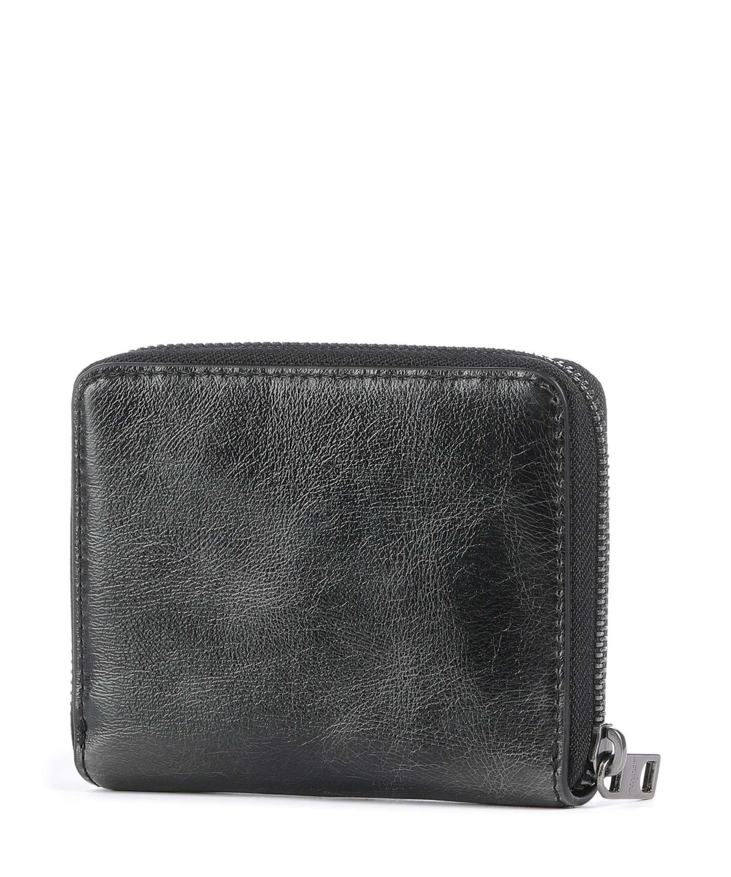 Liebeskind Conny Lack Distressed Wallet dark stone