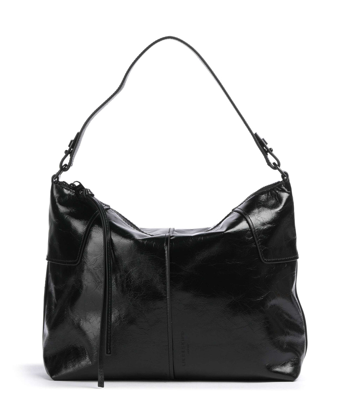 Liebeskind Mila Lack Distressed M Hobo bag black