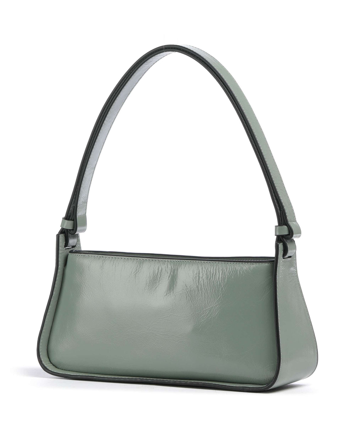 Liebeskind Franzis Lack Distressed S Shoulder bag forest green