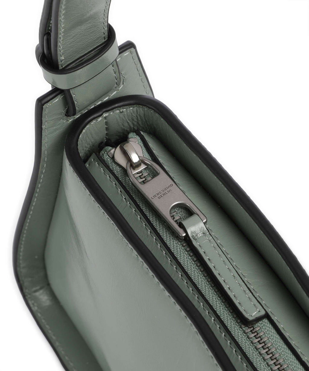 Liebeskind Franzis Lack Distressed S Shoulder bag forest green