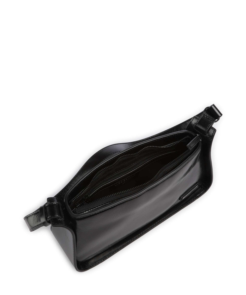 Liebeskind Franzis Lack Distressed S Shoulder bag black