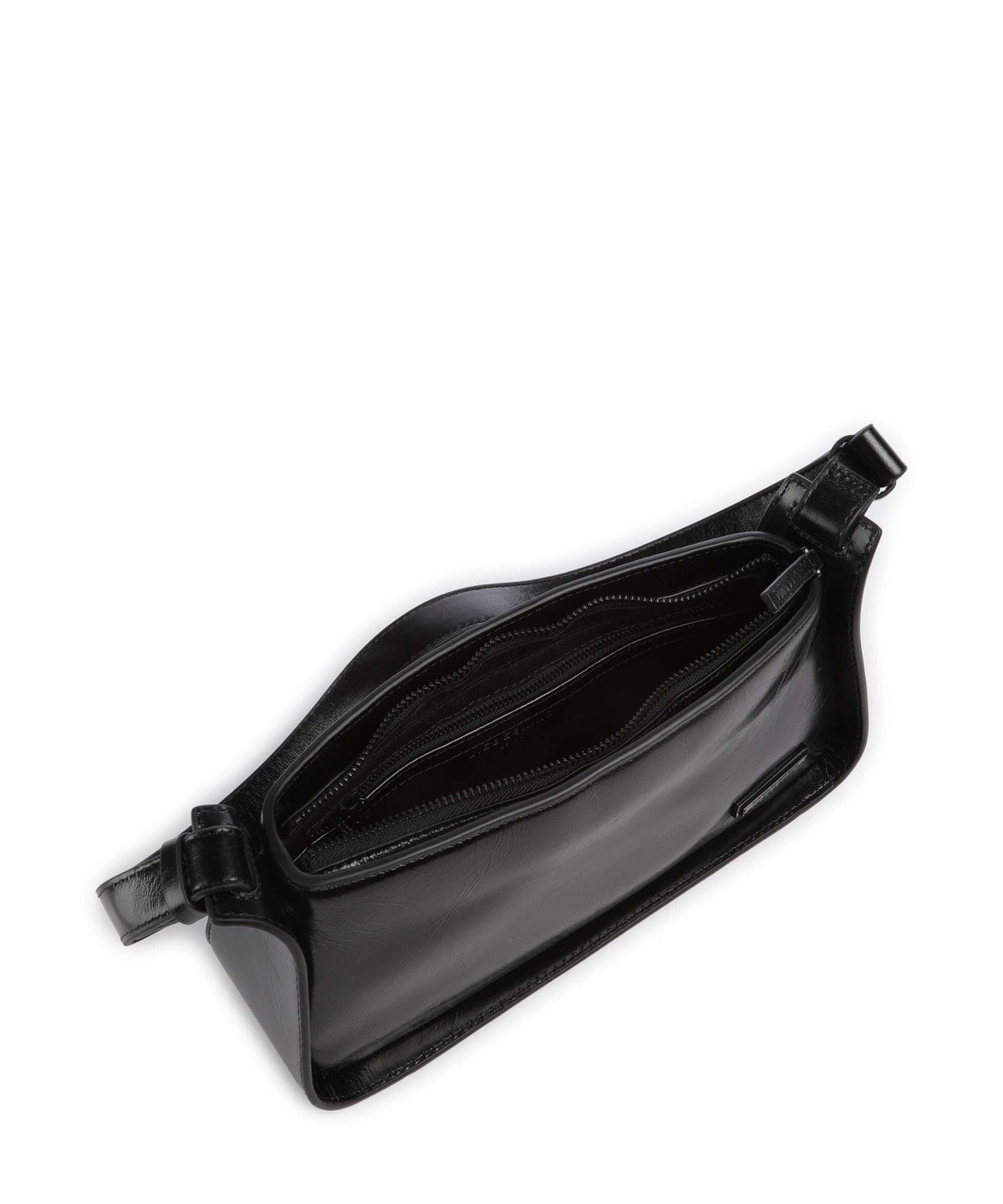 Liebeskind Franzis Lack Distressed S Shoulder bag black