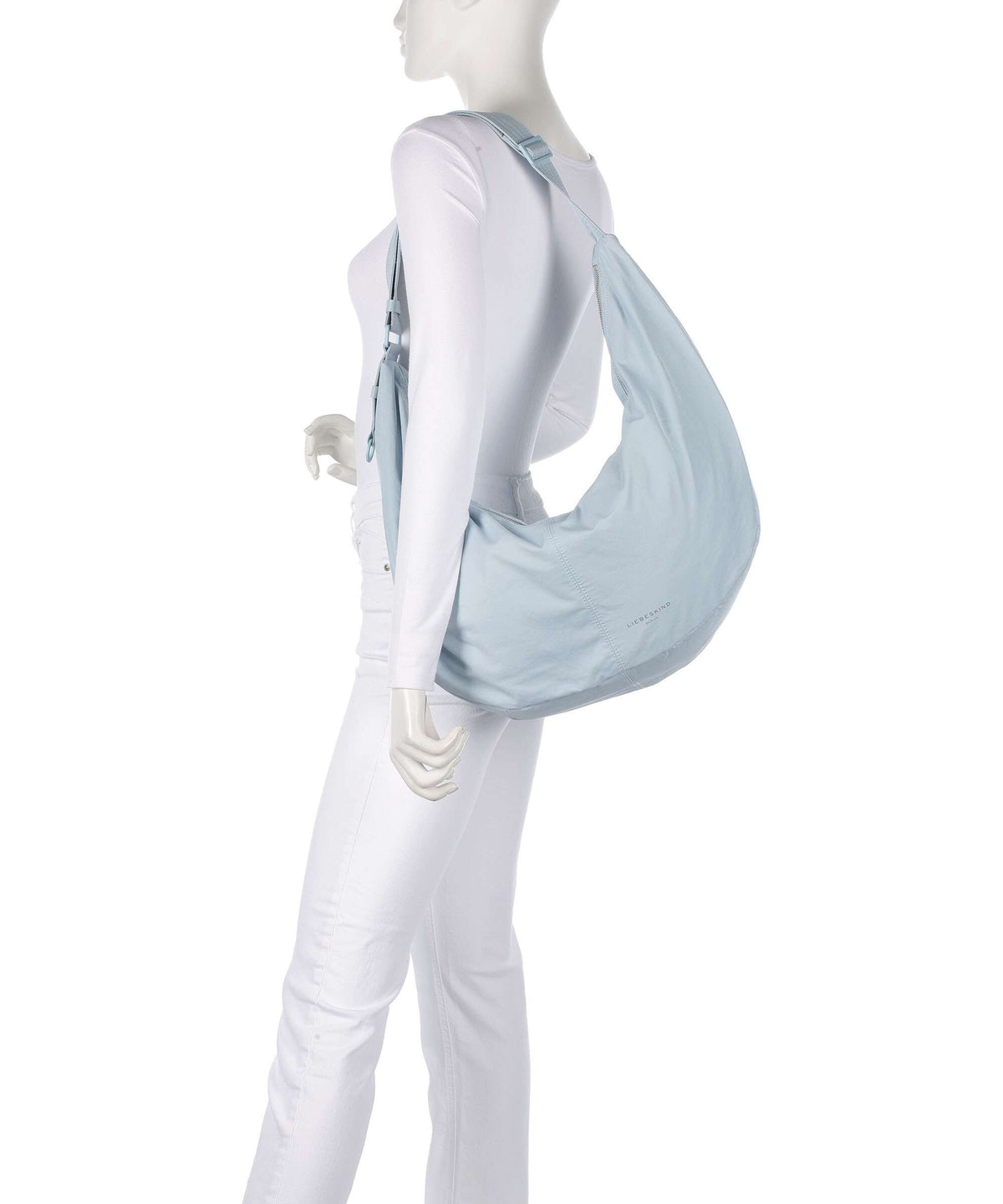 Liebeskind Moon Nylon L Hobo bag iceberg