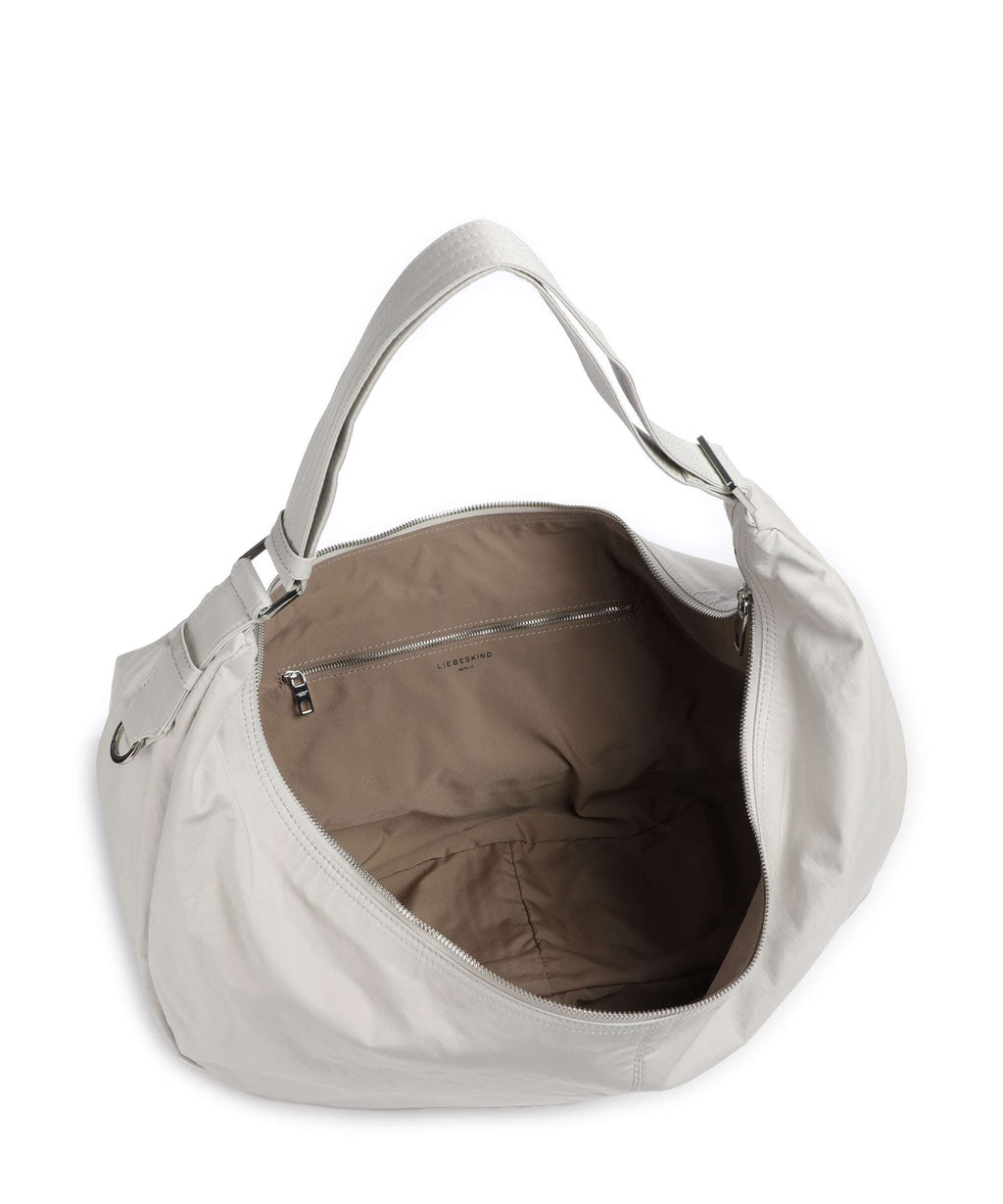 Liebeskind Moon Nylon L Hobo bag milk