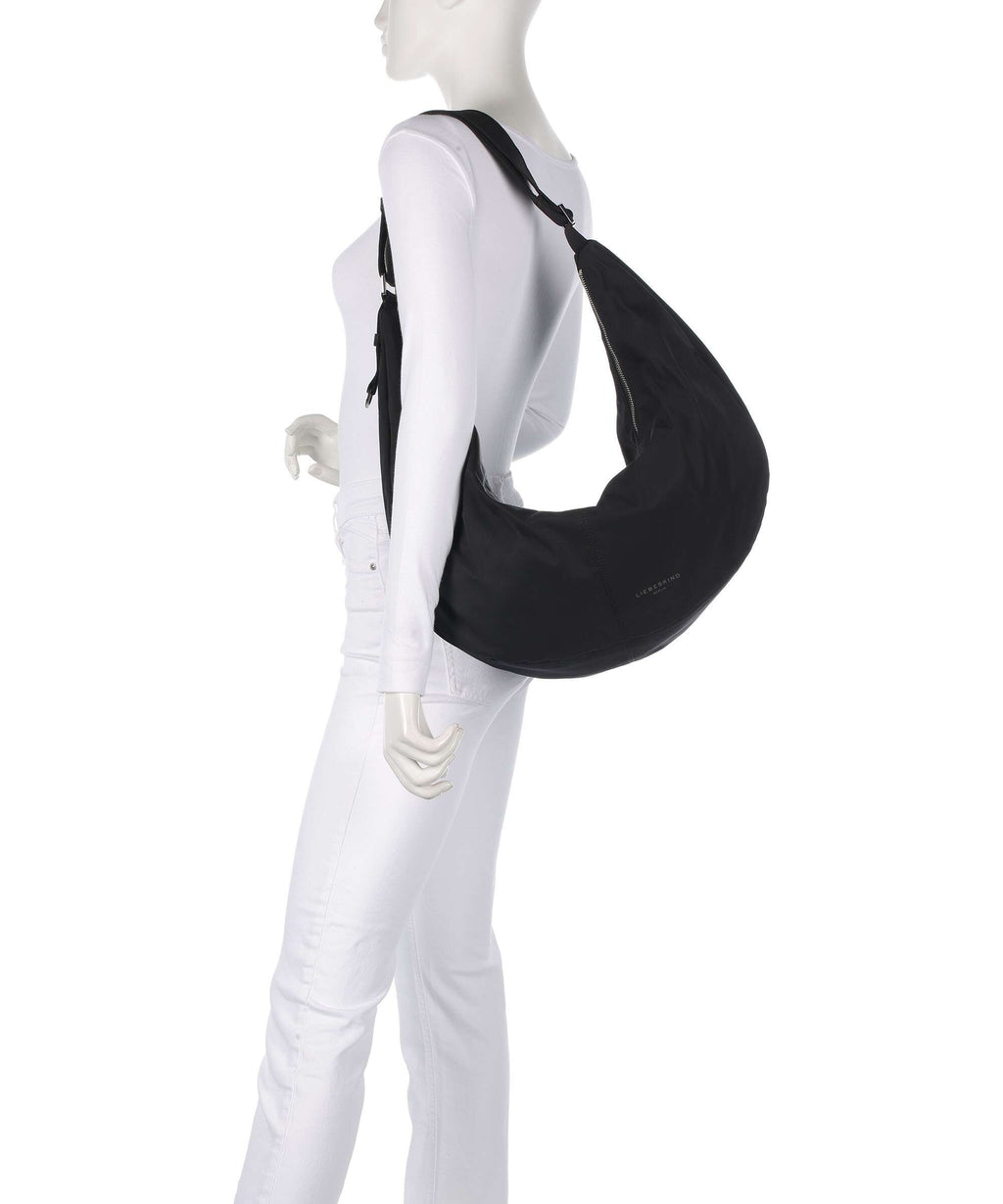 Liebeskind Moon Nylon L Hobo bag black