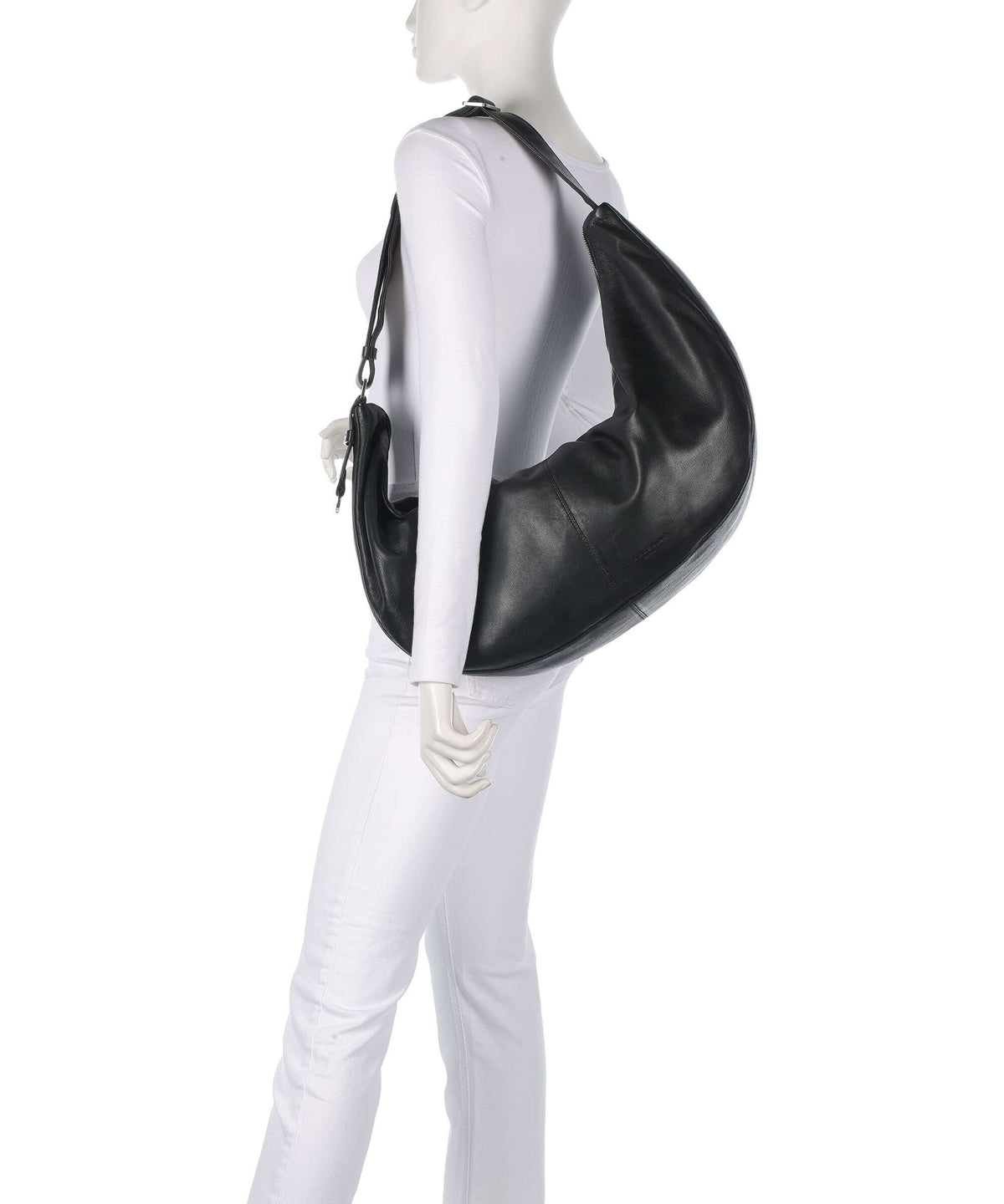 Liebeskind Moon Sheep Natural L Hobo bag black