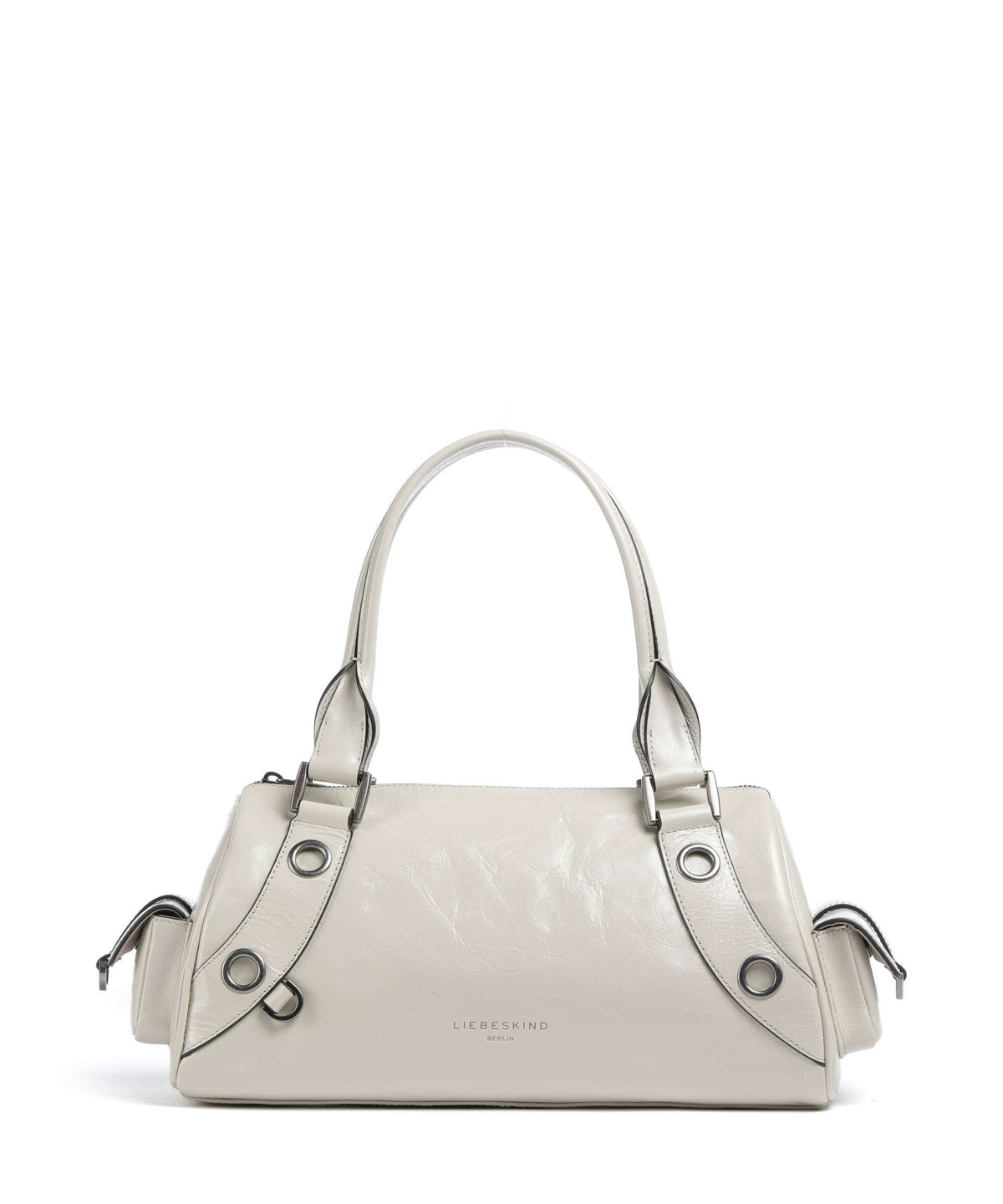 Liebeskind Nika Lack Distressed M Shoulder bag milk