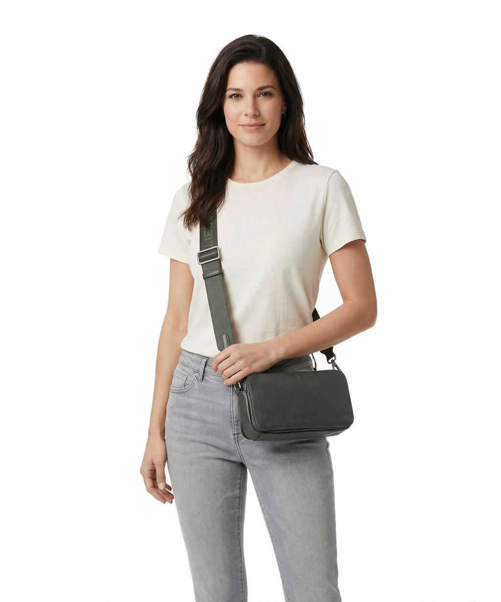 Liebeskind Clarice Sheep Natural Crossbody bag cypress green