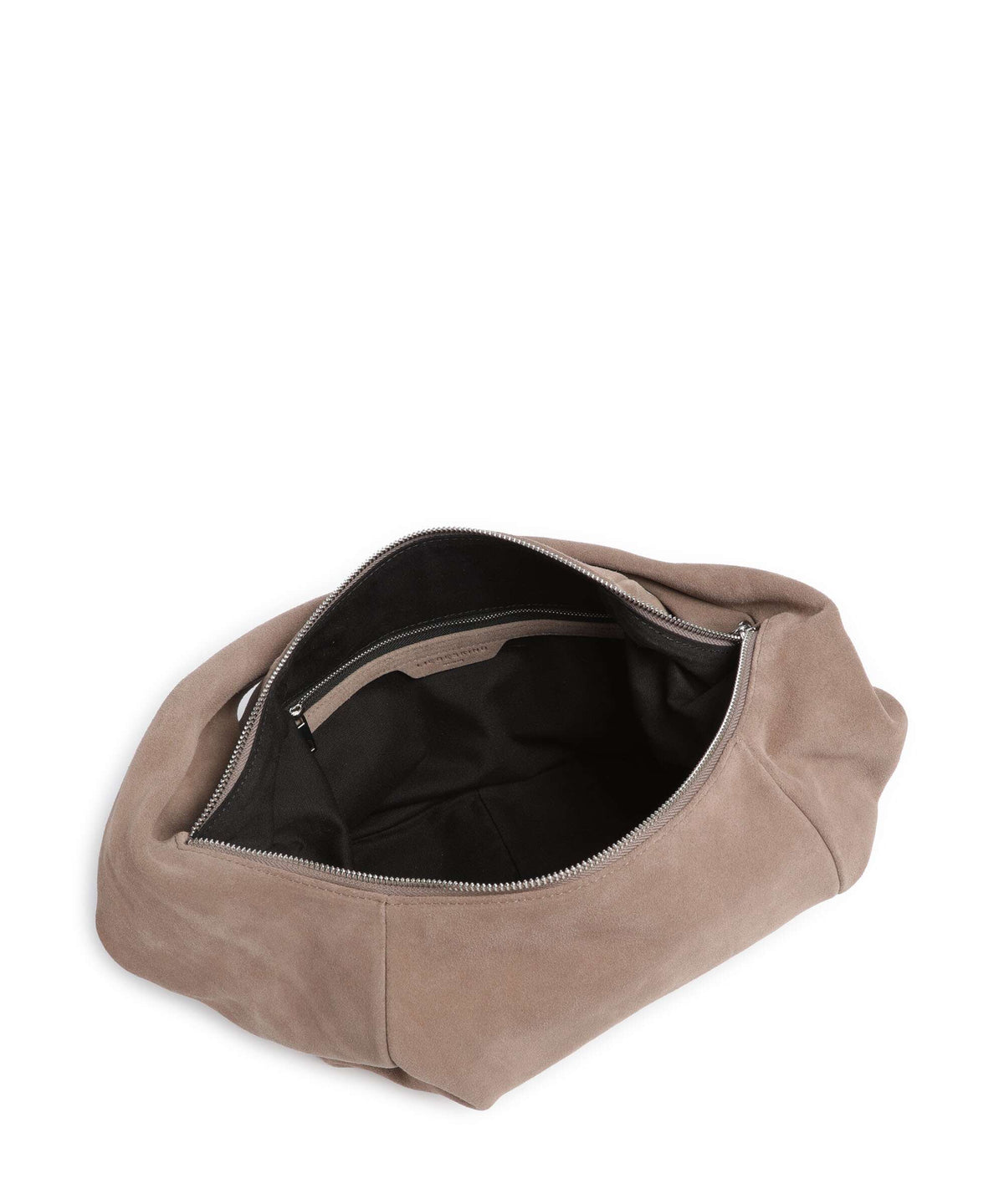 Liebeskind Farrah Suede M Hobo bag neutral gray