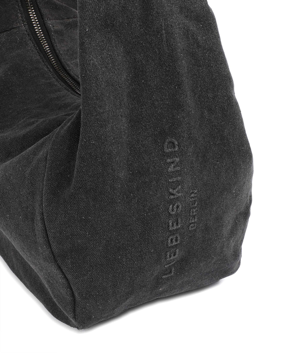 Liebeskind Farrah Denim M Hobo bag black