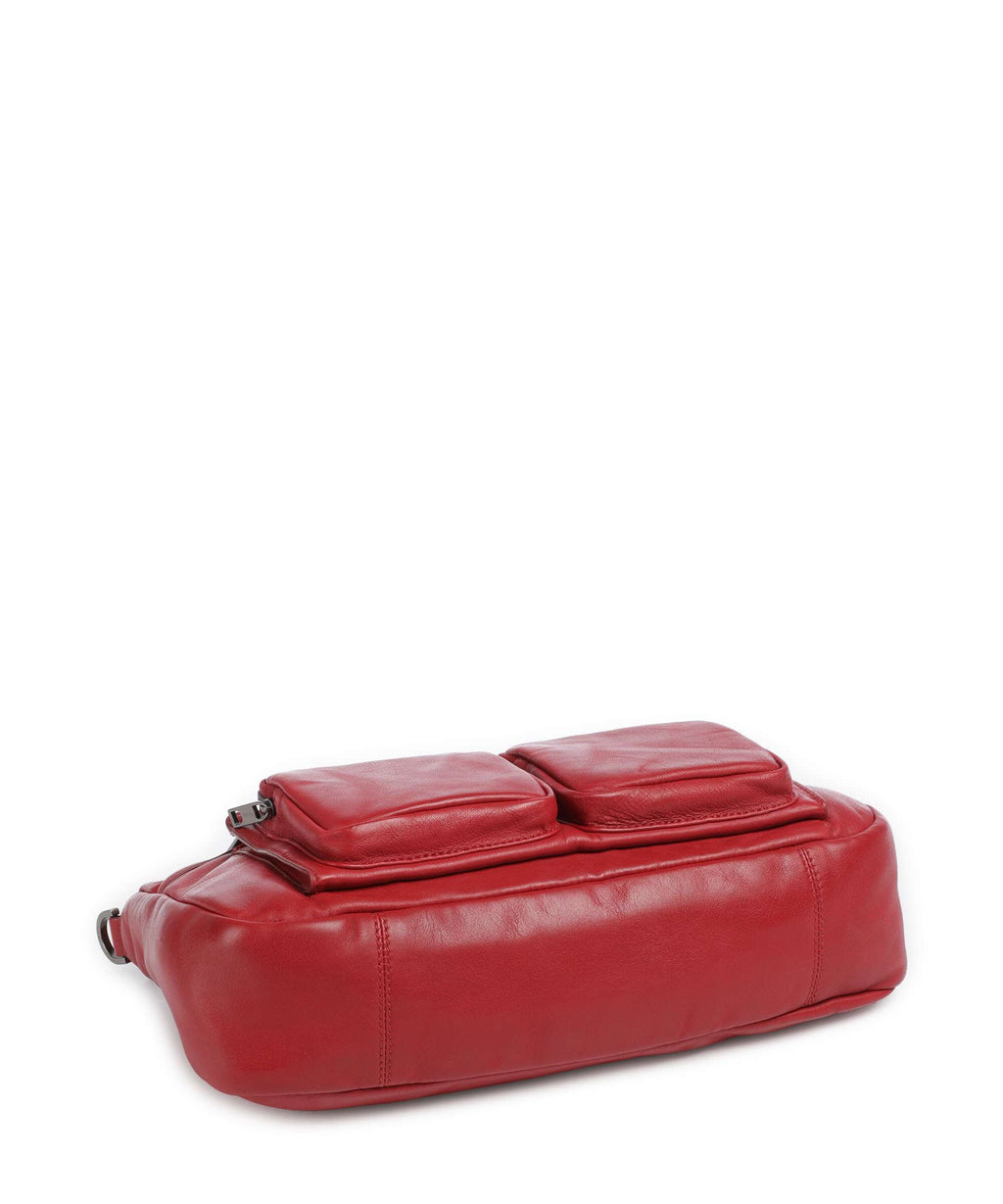Liebeskind Maia Sheep Natural M Shoulder bag true red