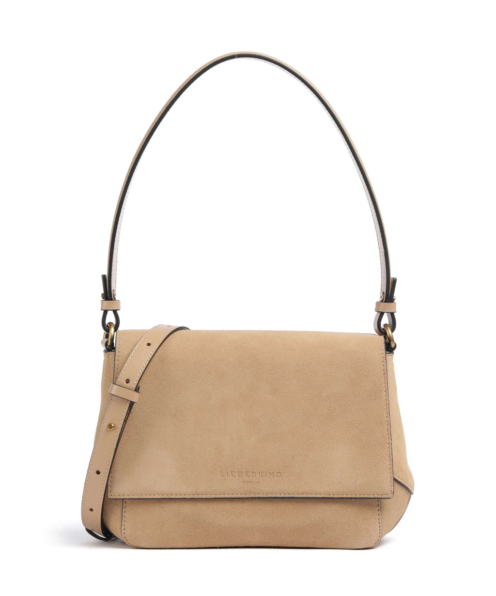 Liebeskind Lilly Suede M Shoulder bag beige