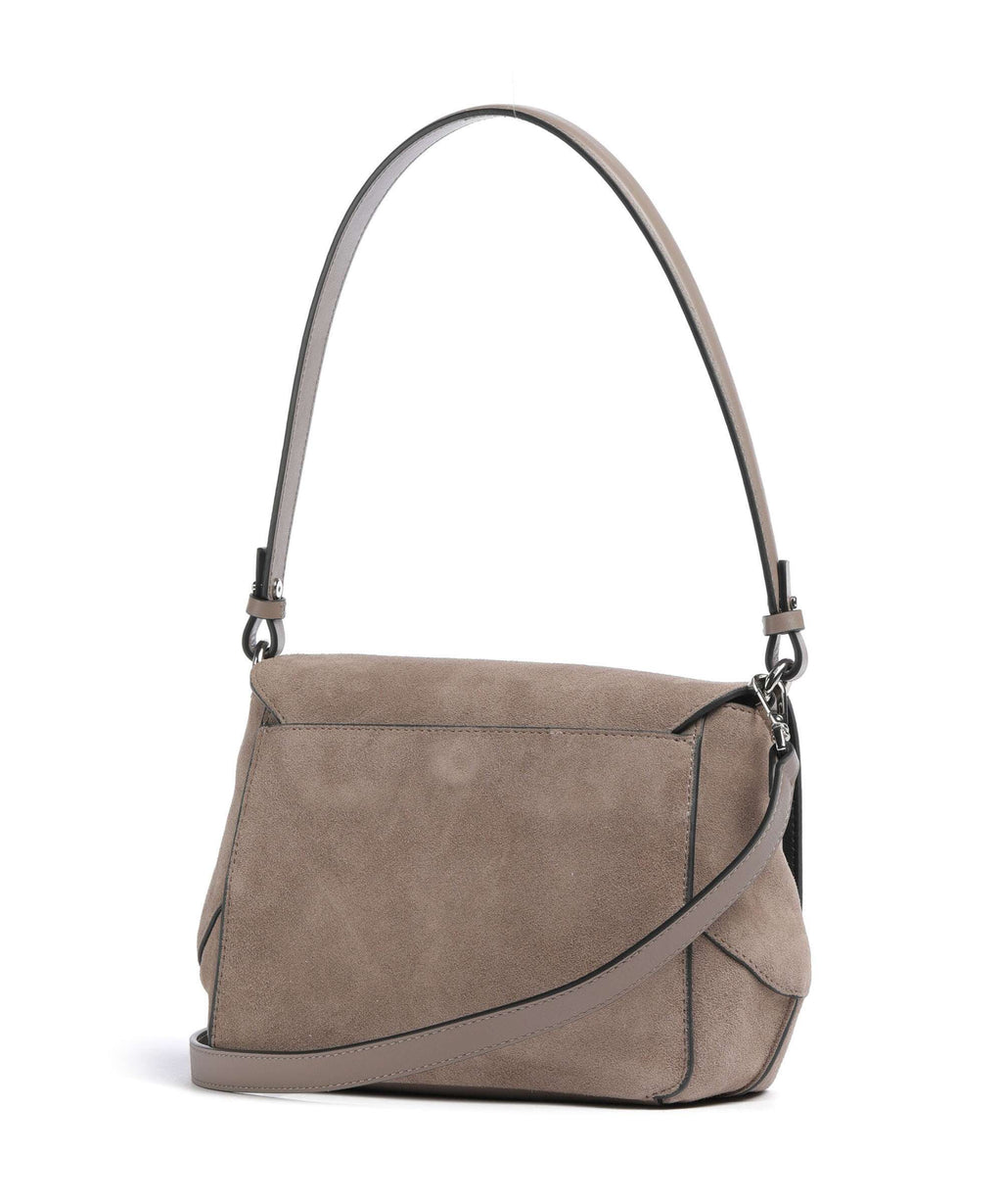 Liebeskind Lilly Suede M Shoulder bag neutral gray