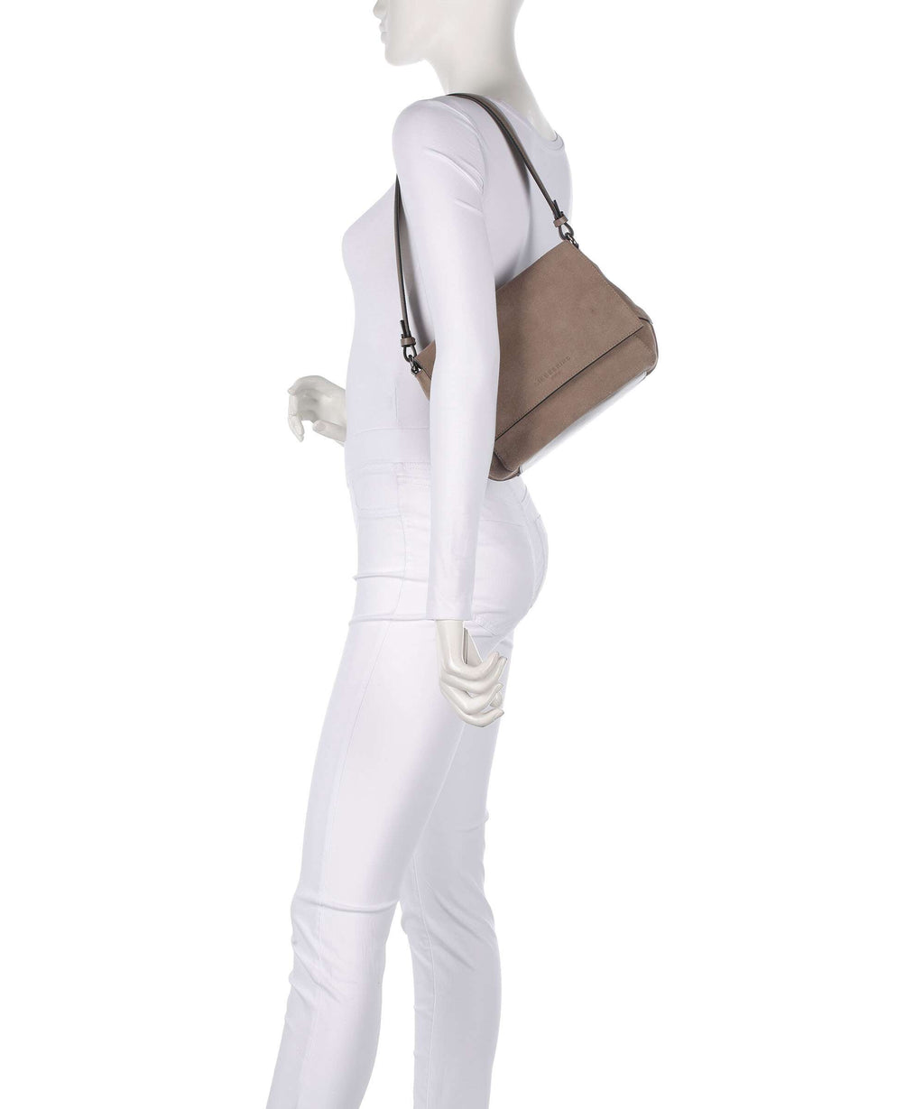 Liebeskind Lilly Suede M Shoulder bag neutral gray