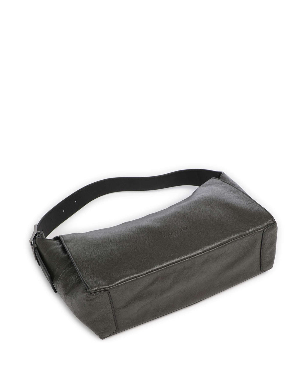 Liebeskind Lou Cracked Leather M Hobo bag forest