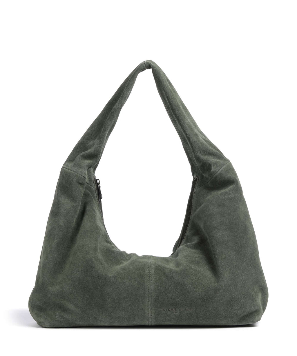 Liebeskind Bo Suede L Hobo bag forest