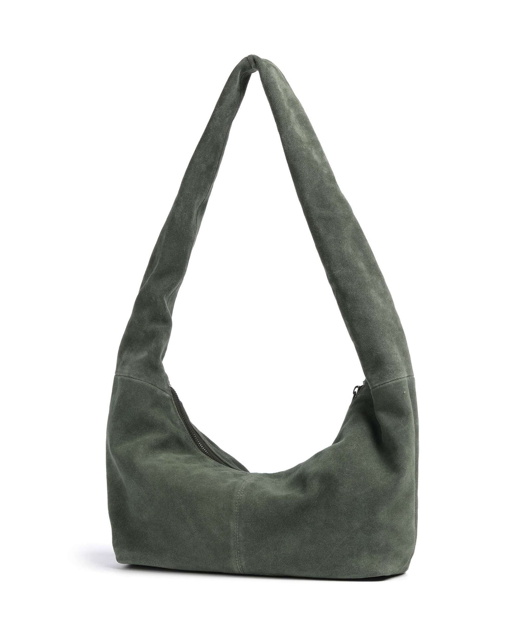 Liebeskind Bo Suede L Hobo bag forest