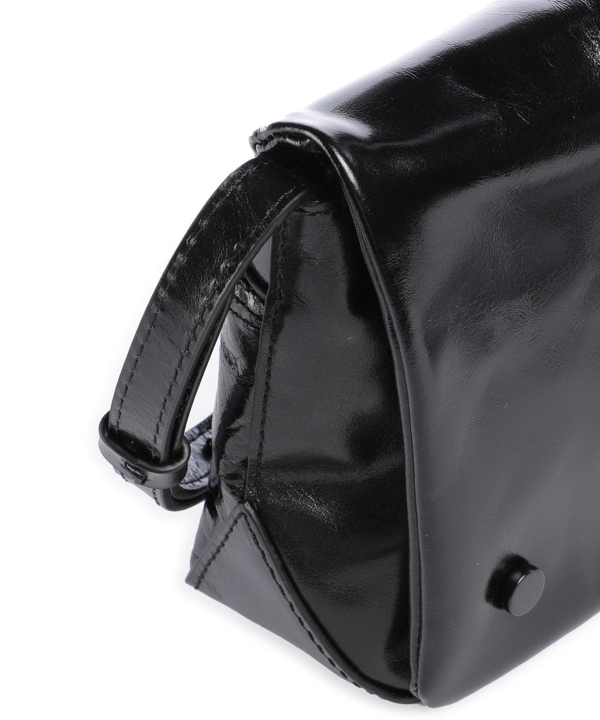 Liebeskind Rive Paper Touch Crinkle S Crossbody bag black