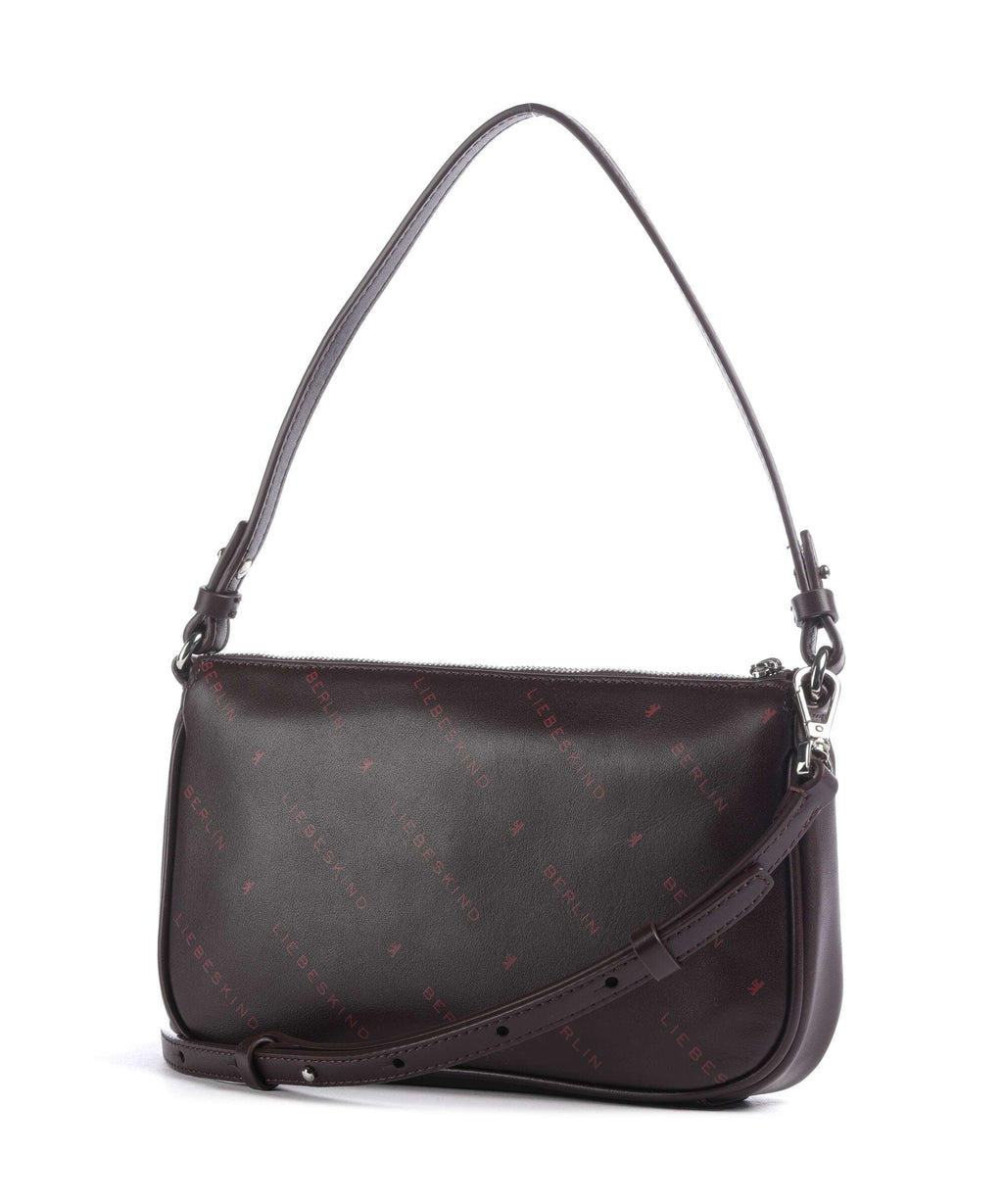 Liebeskind Monogram Soft Nappa S Shoulder bag burgundy