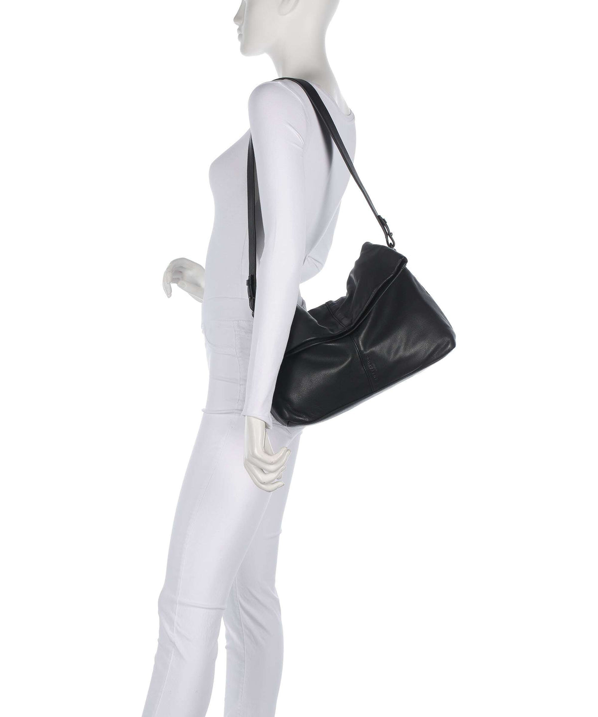 Liebeskind Fiona Sheep Natural M Hobo bag black