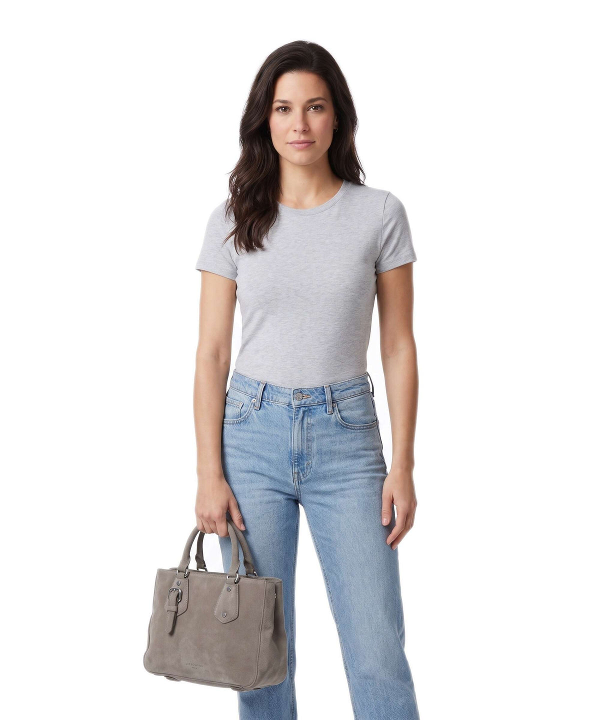 Liebeskind Cora Hydro Suede S Handbag neutral grey