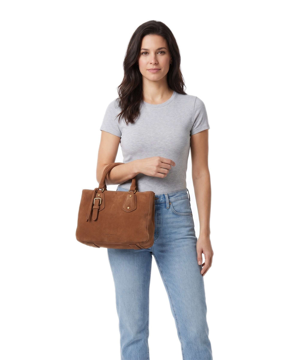 Liebeskind Cora Hydro Suede S Handbag brown