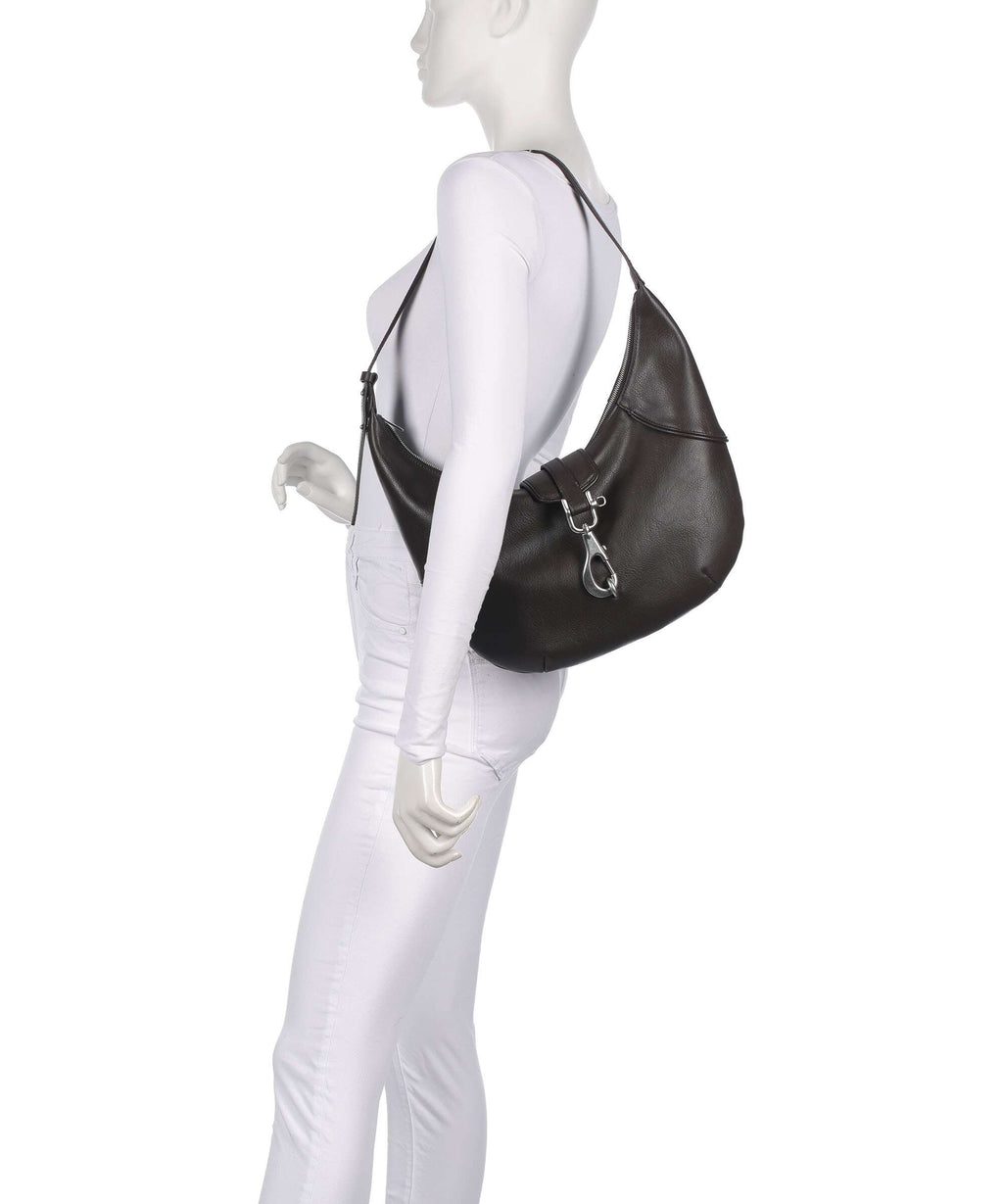 Liebeskind Ryker Cow Naturale M Hobo bag deep soil