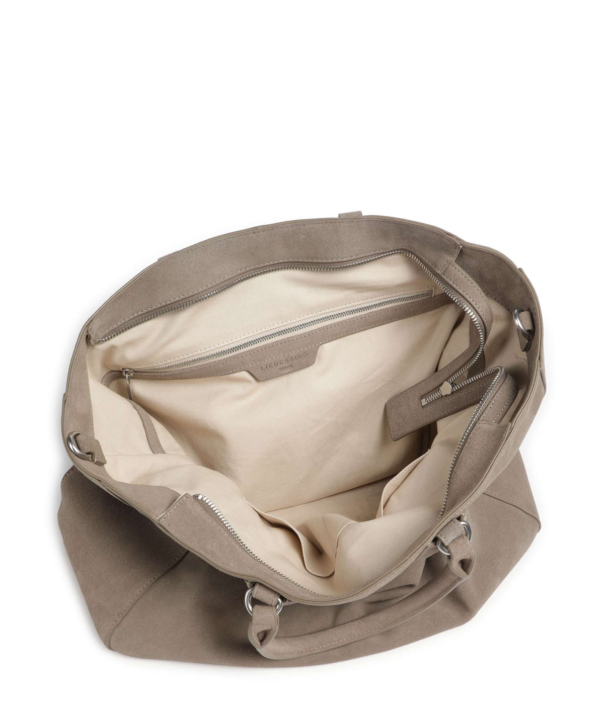 Liebeskind Cora Hydro Suede L Handbag neutral grey