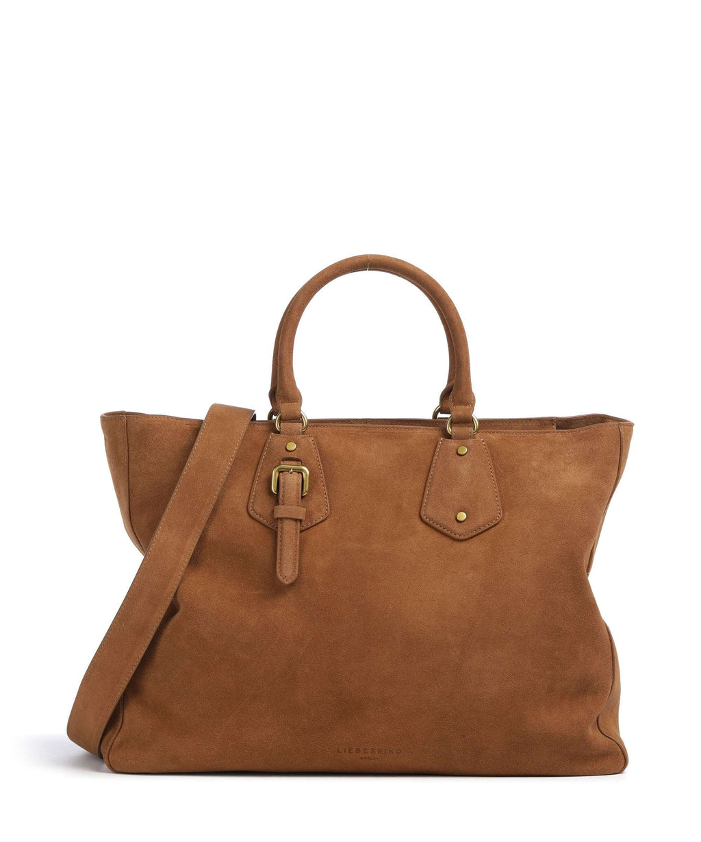 Liebeskind Cora Hydro Suede L Handbag brown