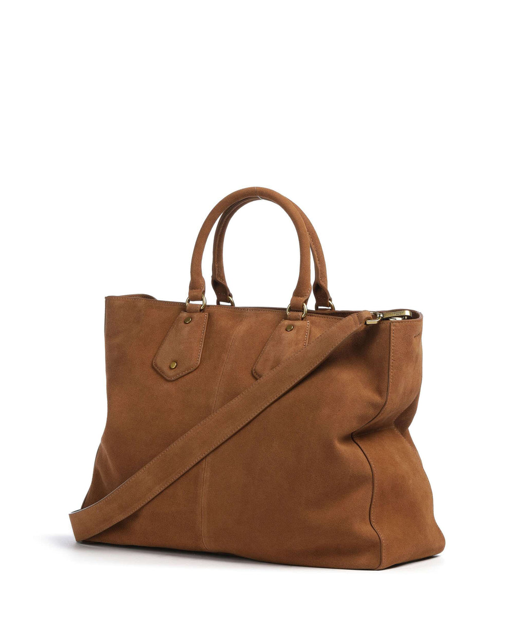 Liebeskind Cora Hydro Suede L Handbag brown