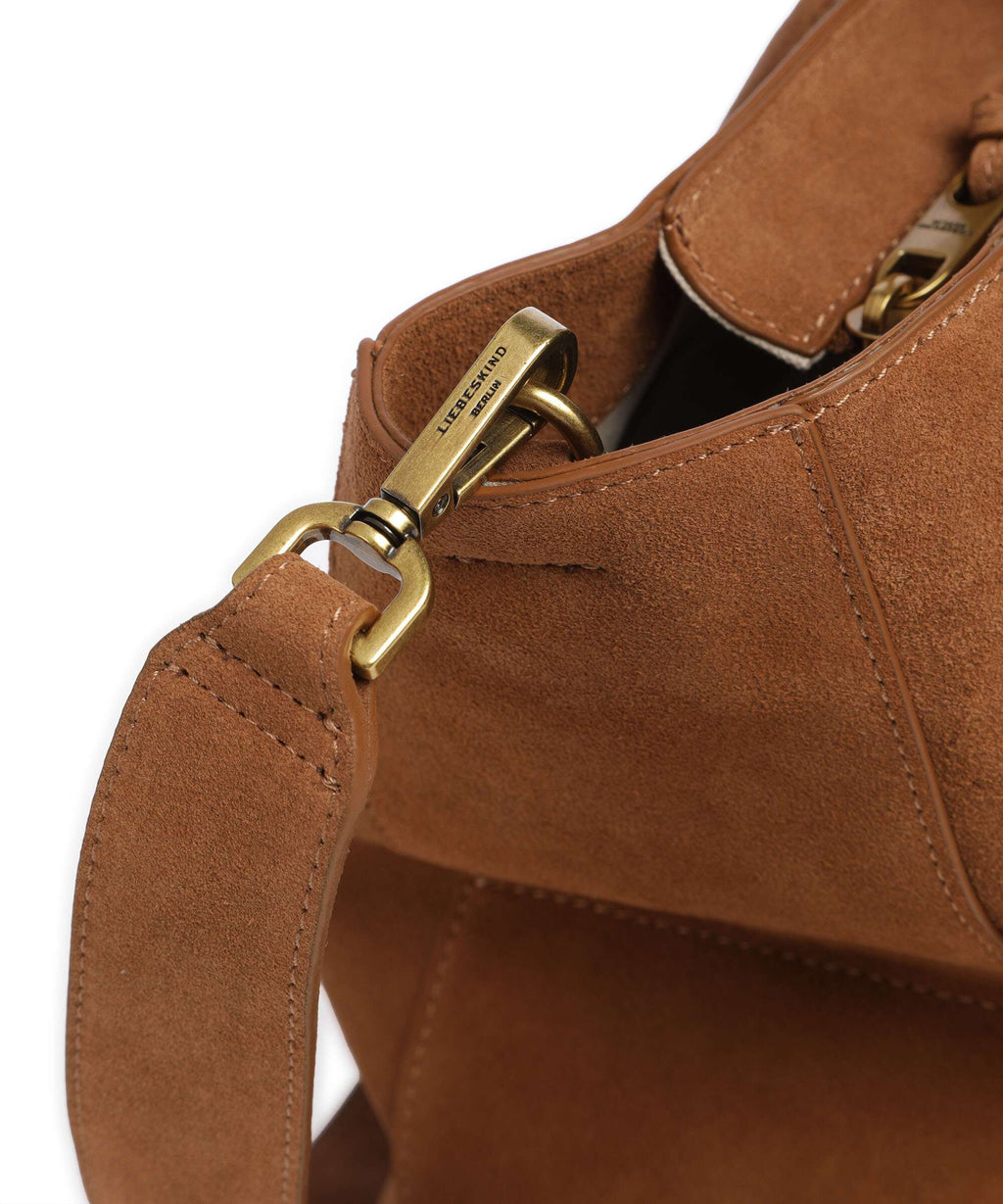 Liebeskind Cora Hydro Suede L Handbag brown